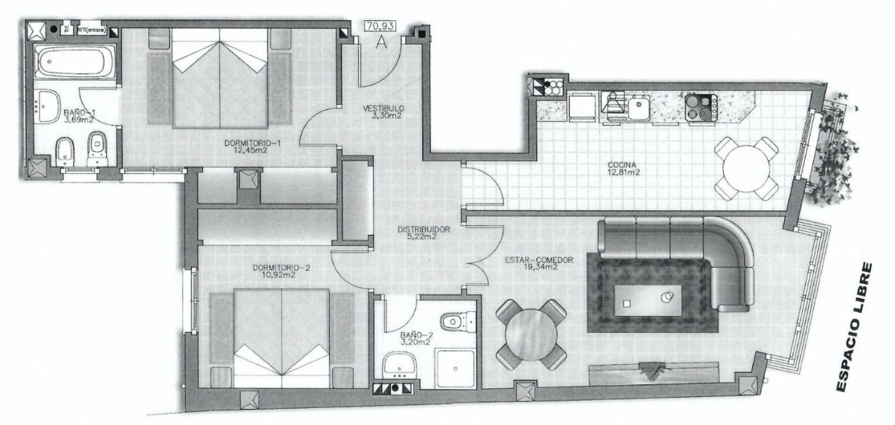 Apartamento De La Casona De Riomera オビエド エクステリア 写真